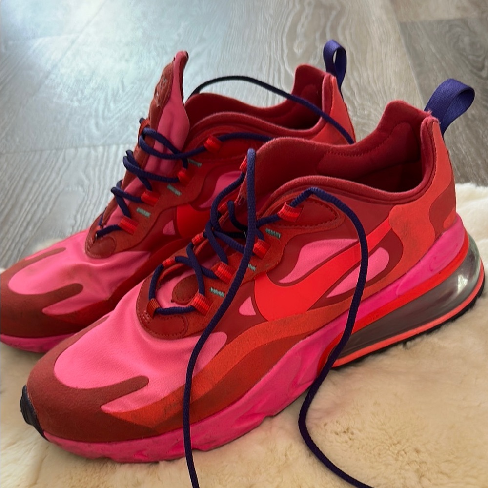Nike Vibrant Pink and Red Sneakers